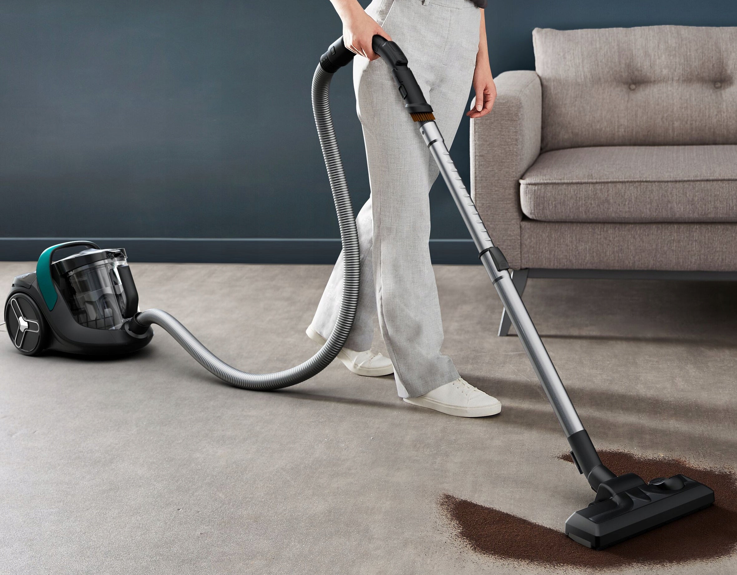 Bagless vacuum cleaner Tefal X-Trem Cyclonic Max TW7B32 2.5 L HEPA filter Power rating 750 W