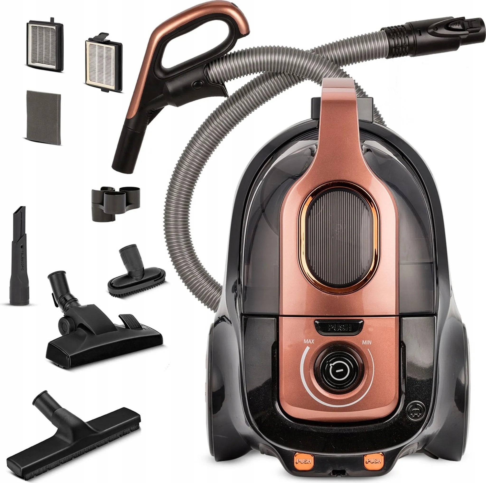 Bagless vacuum cleaner powerful cyclone MPM MOD-25