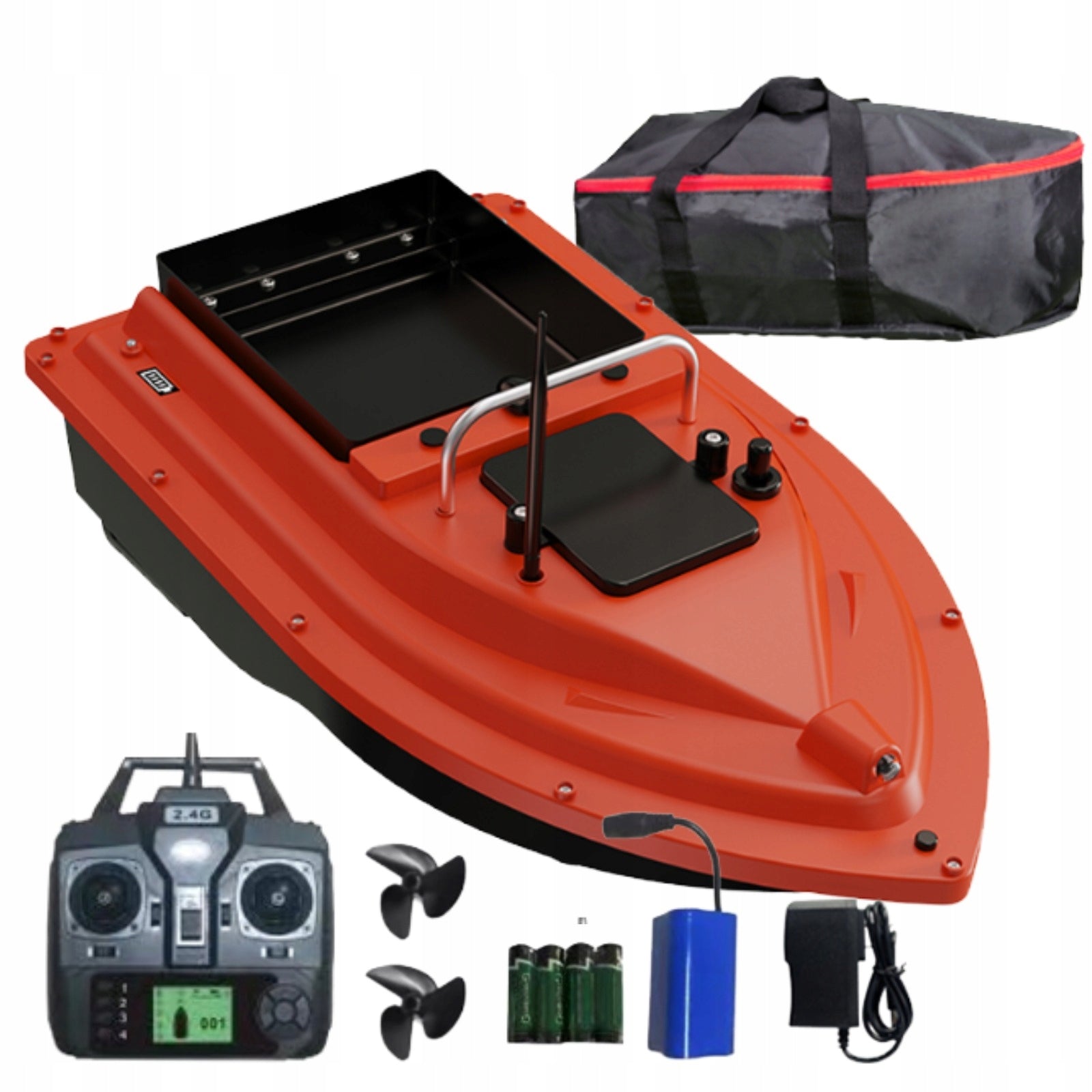 Bait Boat D16B GPS 500M Remote Control 1.5KG Load 12000mAh Battery 1m/s