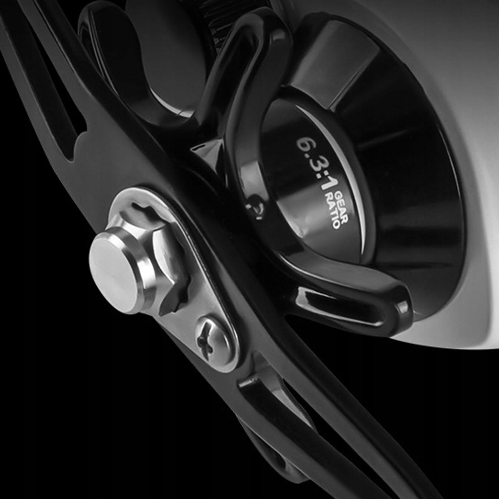 Baitcaster Fishing Reel 17.6lb Max Drag 6.3 :1 Gear Ratio Sea Right Hand Packaging status original