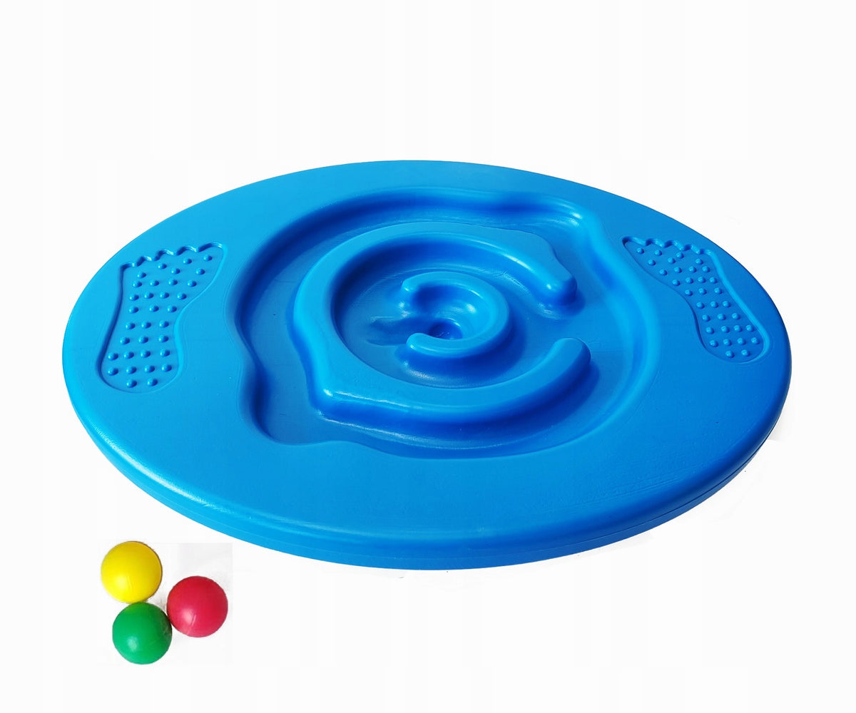 Balancing Board With Labyrinth Blue Coordination Exercise Balls Brand no brand