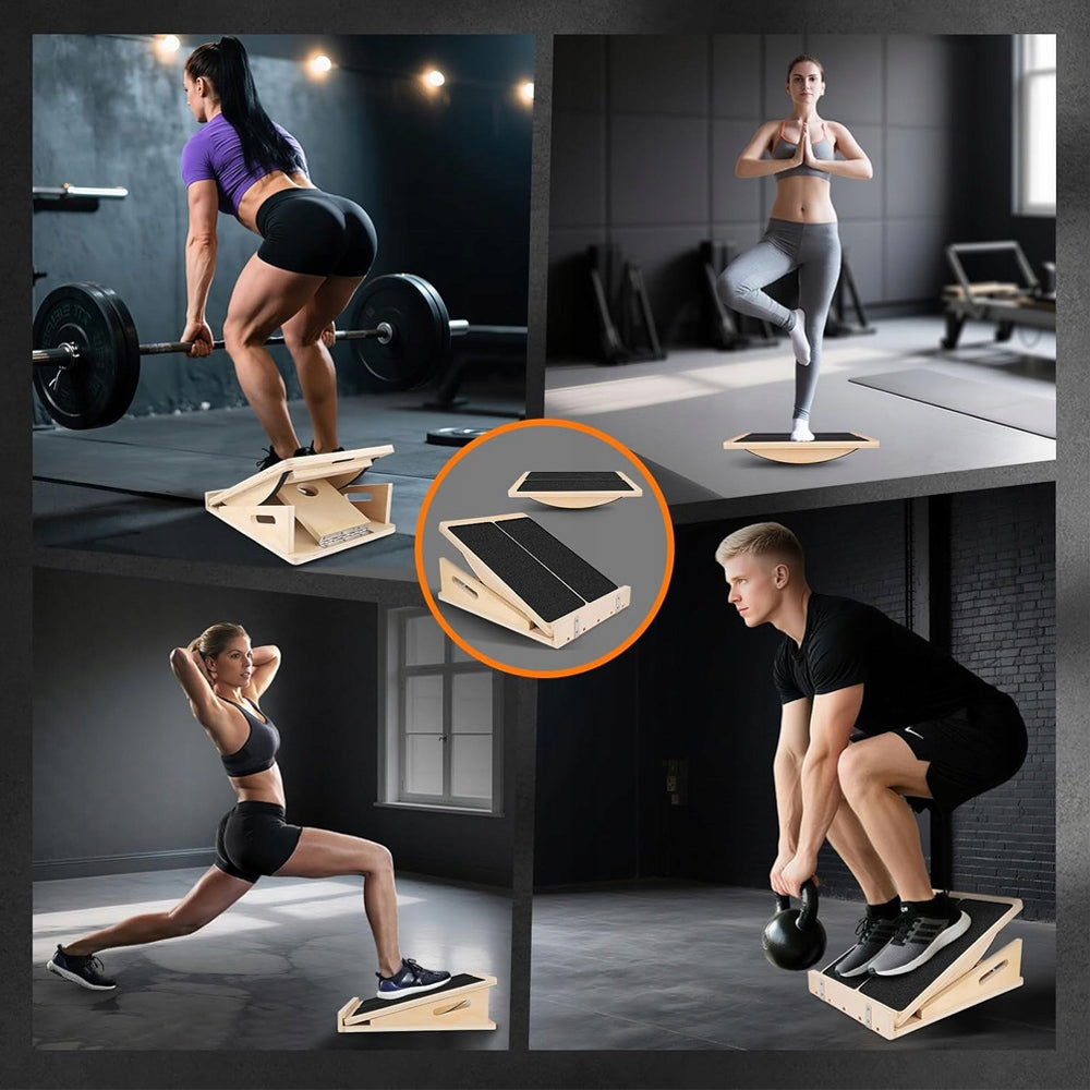 Balancing Disc Sensory Board Adjustable Anti-Slip For Athletes Packaging status original