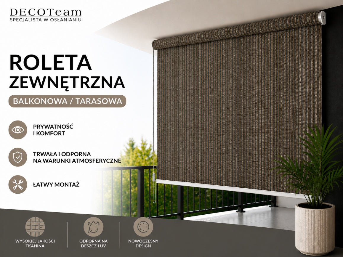 Balcony Awning Vertical Terrace Blind 1x2,3m rattan Length 230 cm