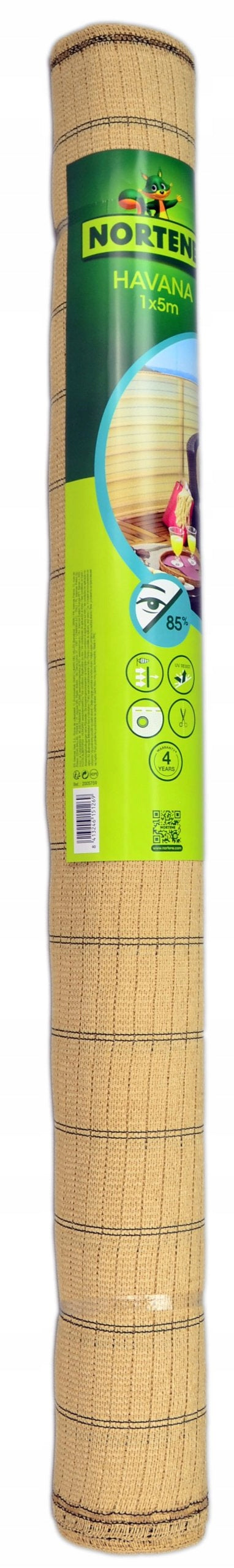 Balcony Cover Balcony Mat HAVANA Beige 1x5m Cream Fabric Railing Kind cover, mat