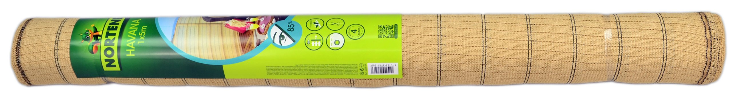Balcony Cover Balcony Mat HAVANA Beige 1x5m Cream Fabric Railing Main material fabric