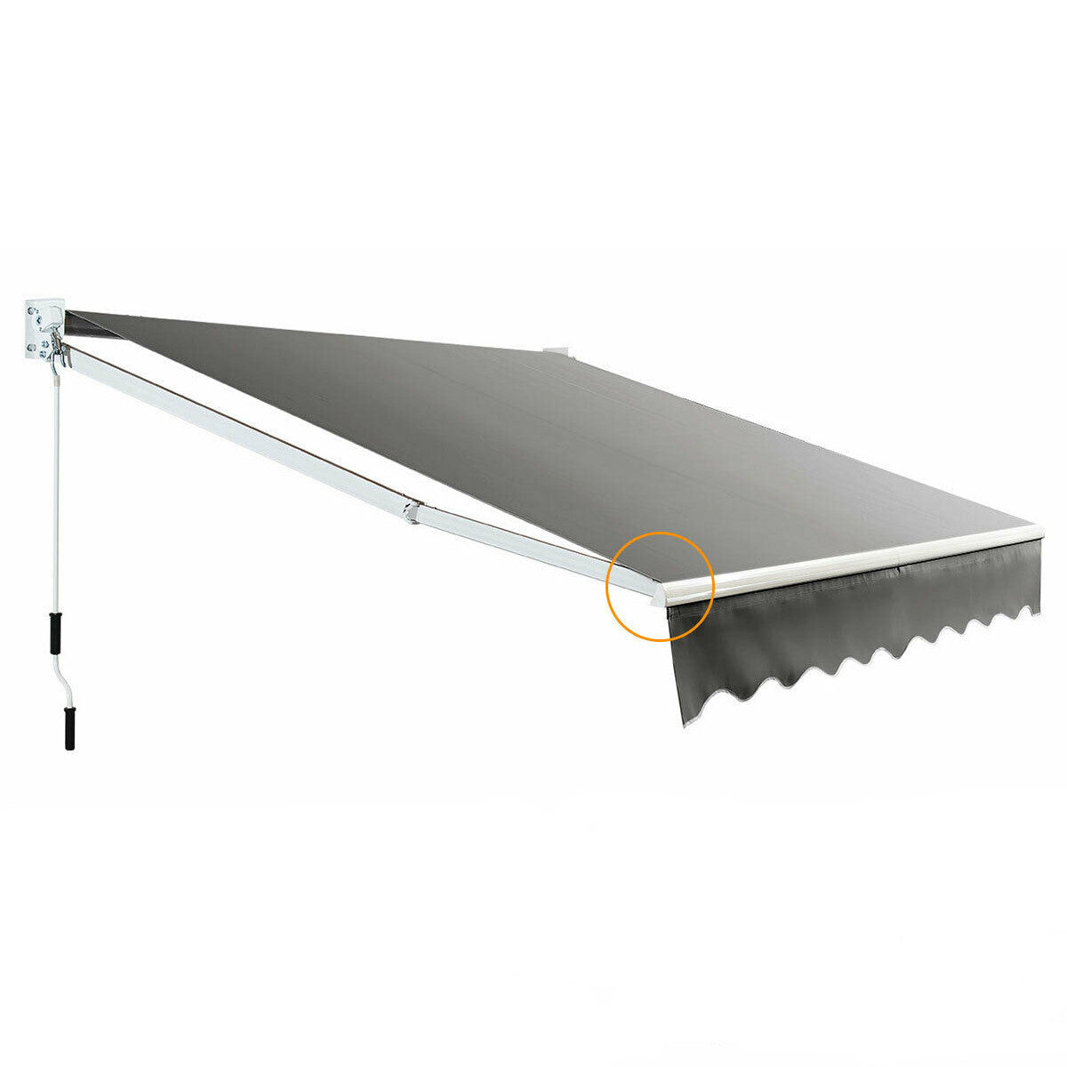 Balcony awning Folding terrace roofing 295 x 250 cm