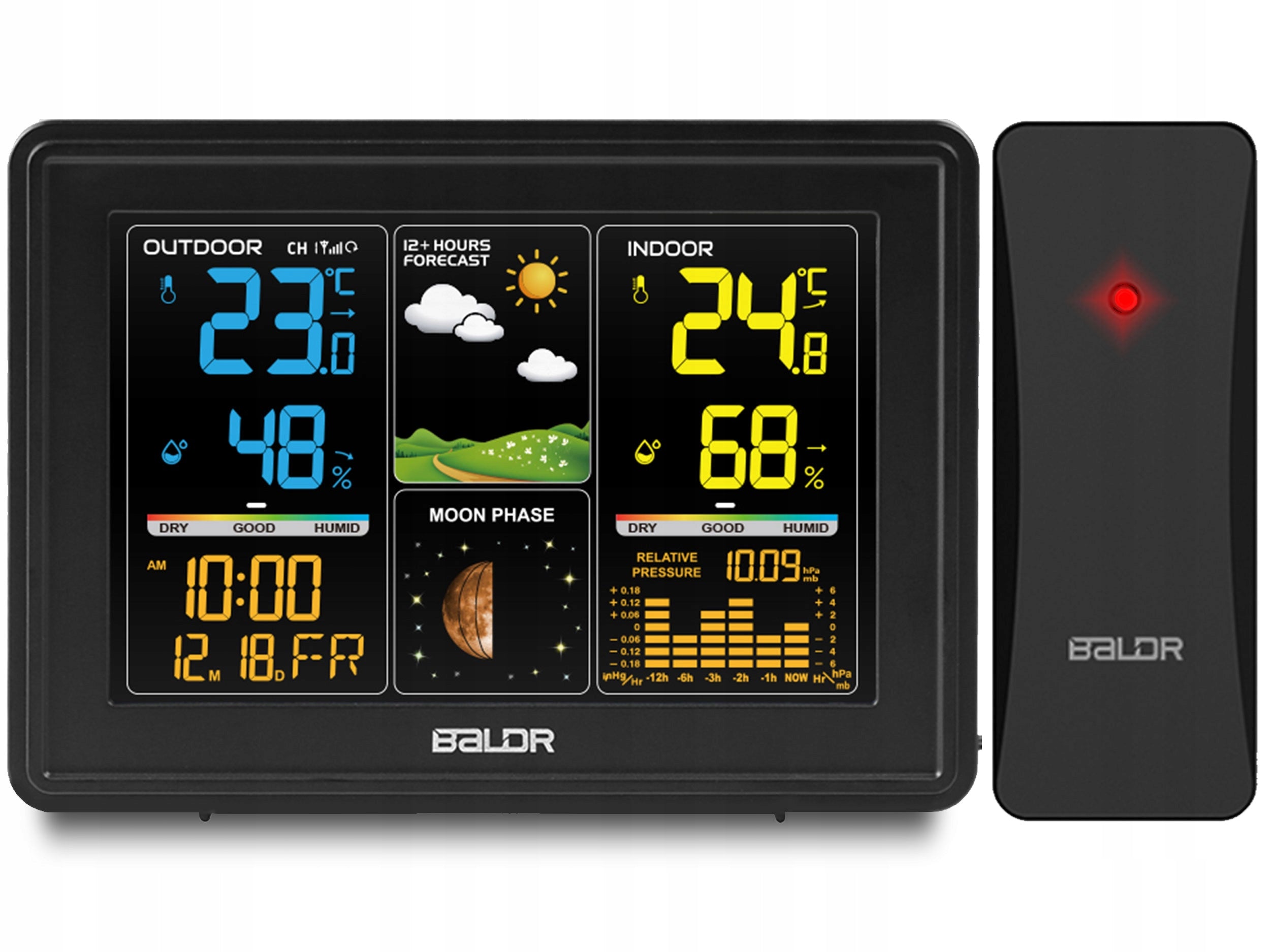 Baldr Weather station wireless hygrometer thermometer sensor