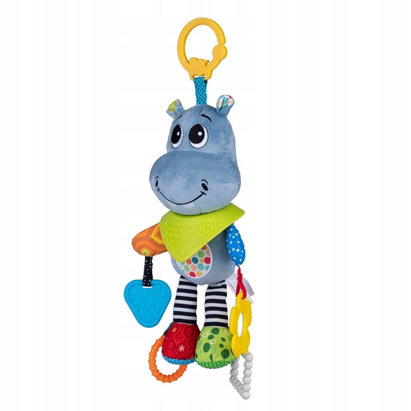 BaliBaZoo Hippo Pendant for Stroller Bell Crackle Teether 0+ Brand Dumel