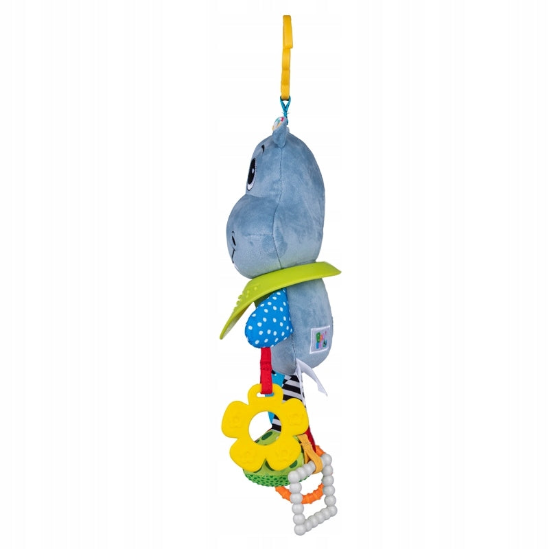 BaliBaZoo Hippo Pendant for Stroller Bell Crackle Teether 0+ Kind pendants