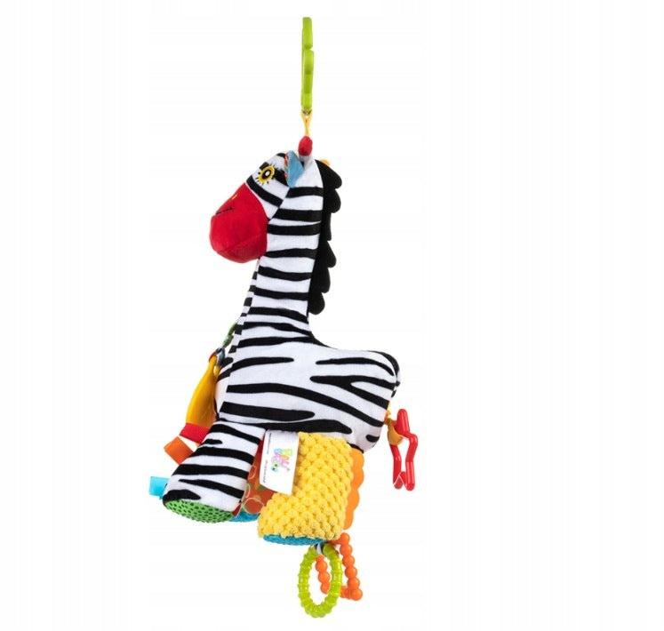 Balibazoo Zebra Zoya car seat stroller pendant with 0M+ music box Packaging status original