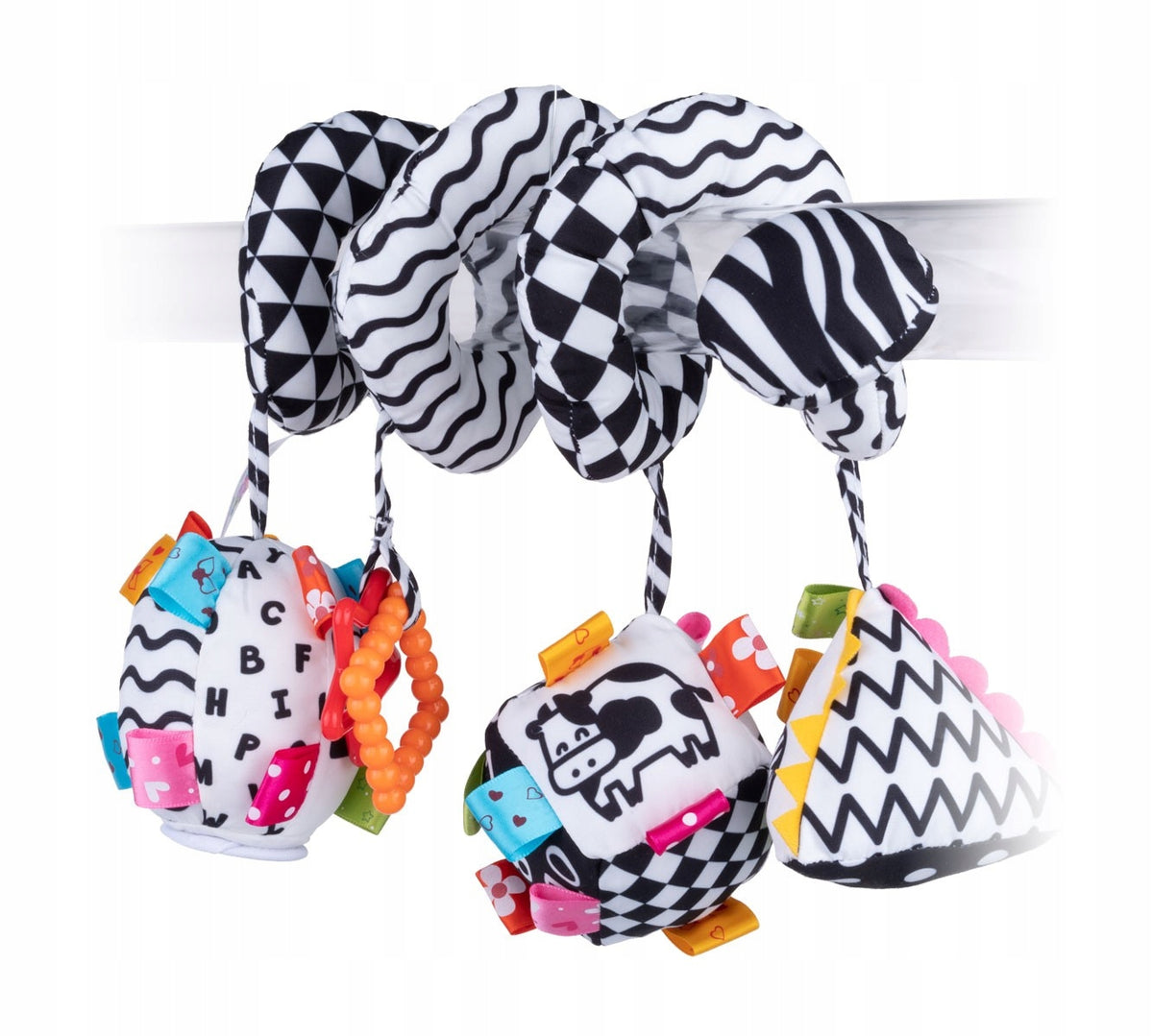 Balibazoo sensory spiral contrasting geometric figures teether Manufacturer code 80234