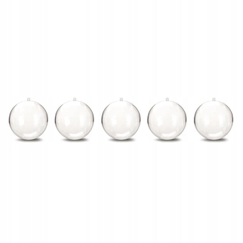 Ball Acrylic Bauble 10 Cm 12 Pcs CHRISTMAS BALLS DIY CRAFTS