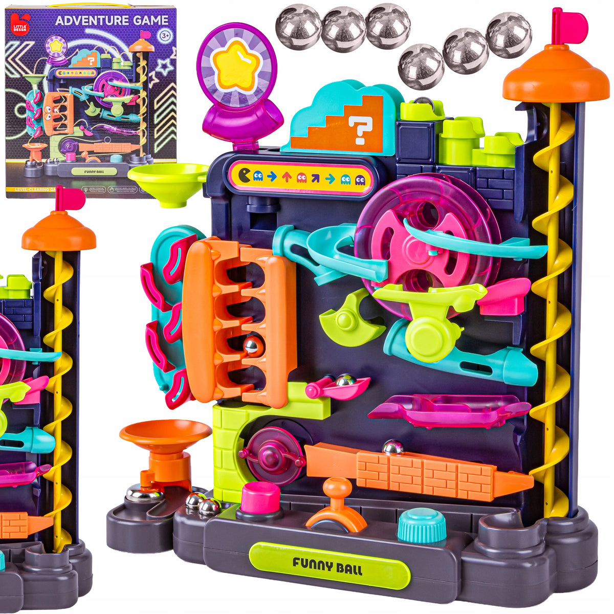 Ball Obstacle Course Slide For Balls MAZE Puzzle Game