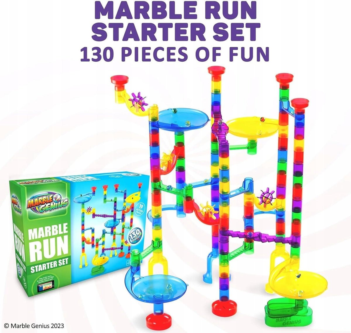 Ball track Kulodrom Marble Run 130elements from 3+years Packaging status original