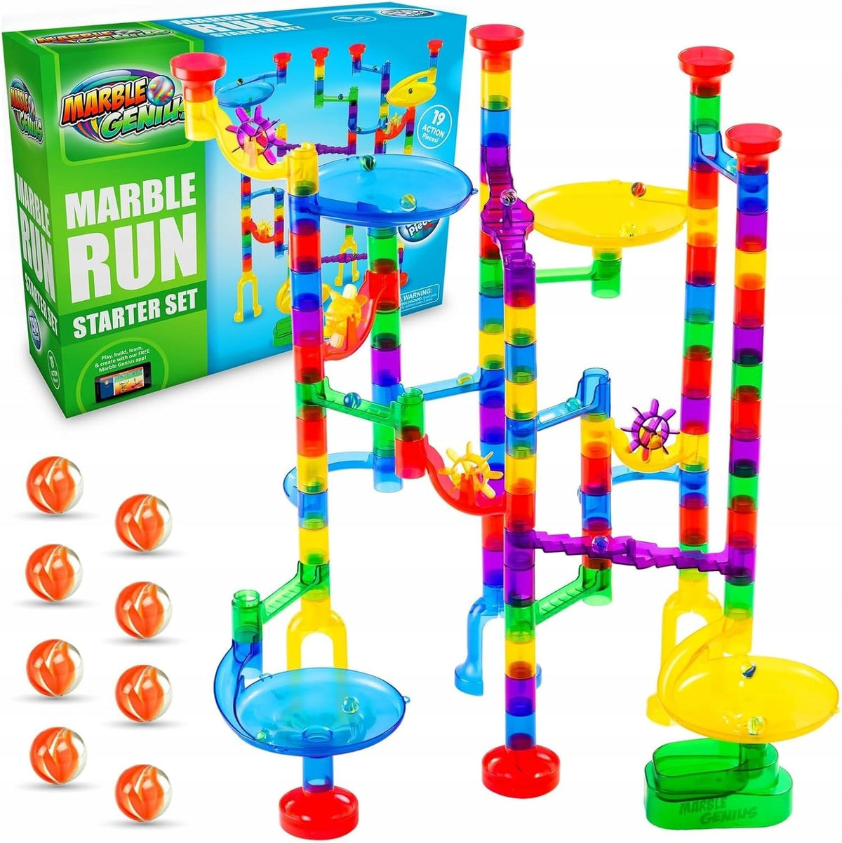 Ball track Kulodrom Marble Run 130elements from 3+years