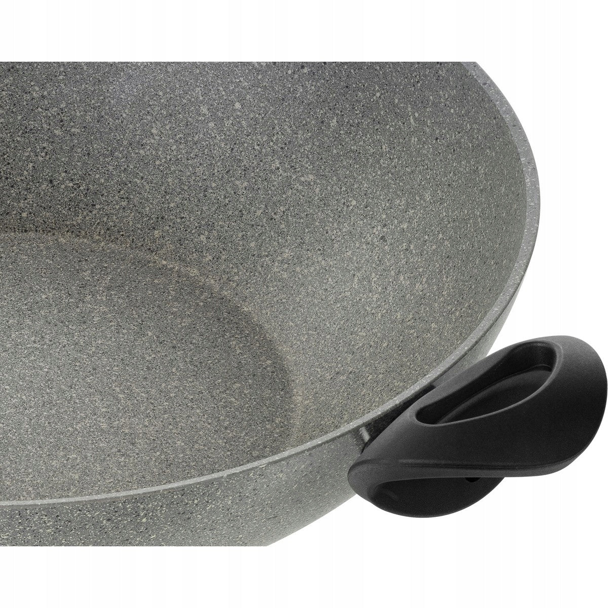 Ballarini Ferrara wok 2H with lid 36 cm GRANITIUM Stay-Cool paws :) Brand Ballarini