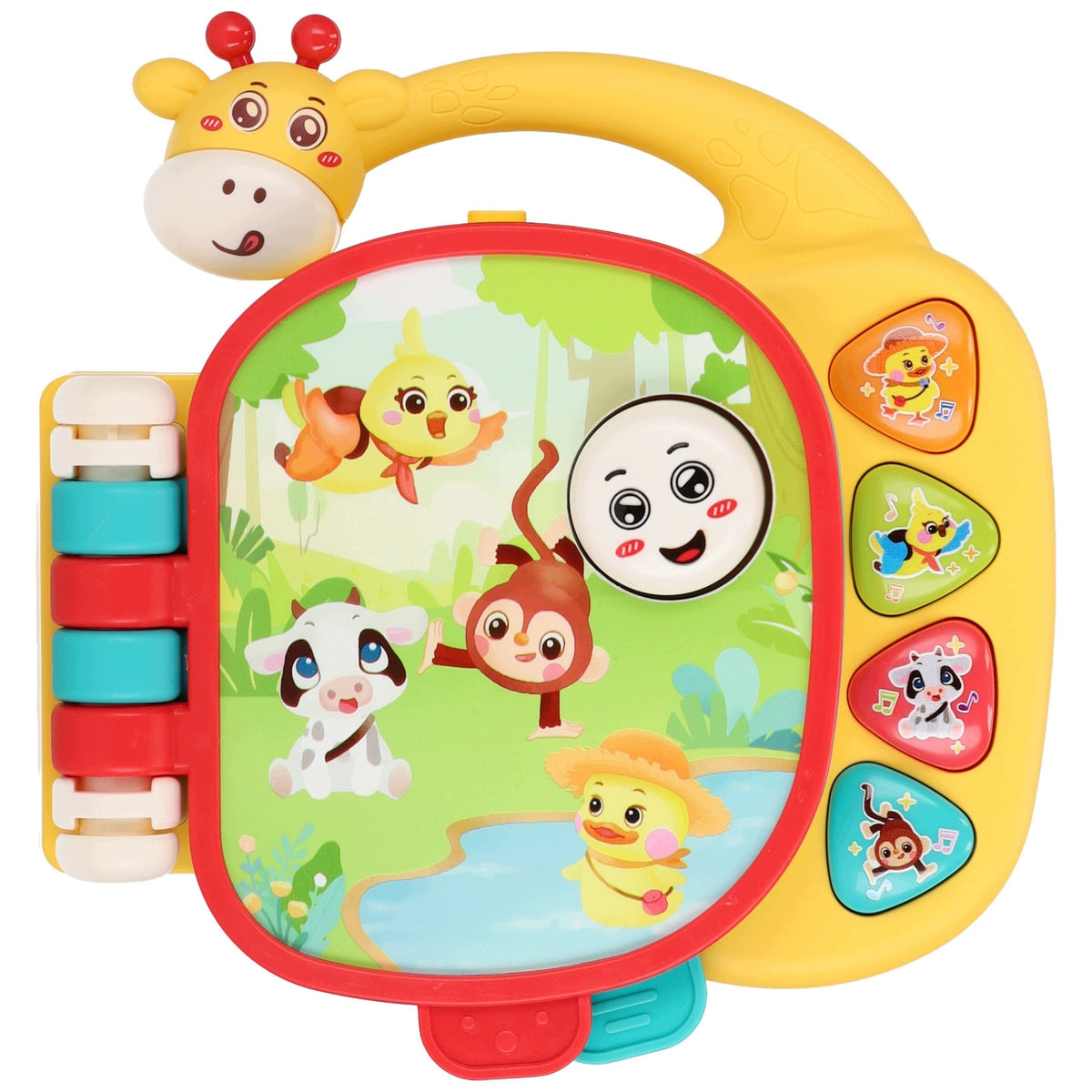 Bam Bam Giraffe Interactive Toy, MUSIC Educational Book SOUND Packaging status original