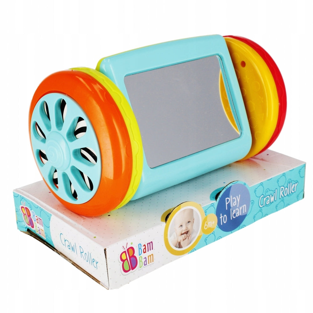 BamBam ROLER FOR LEARNING TO CRAWL educational fun for babies mirror Packaging status original