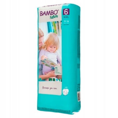 Bambo Nature Diapers 6 16+kg 40pcs Breathable Comfortable Premium Diapers Brand Bambo Nature