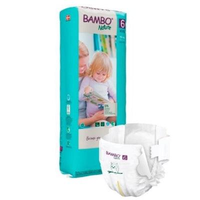 Bambo Nature Diapers 6 16+kg 40pcs Breathable Comfortable Premium Diapers