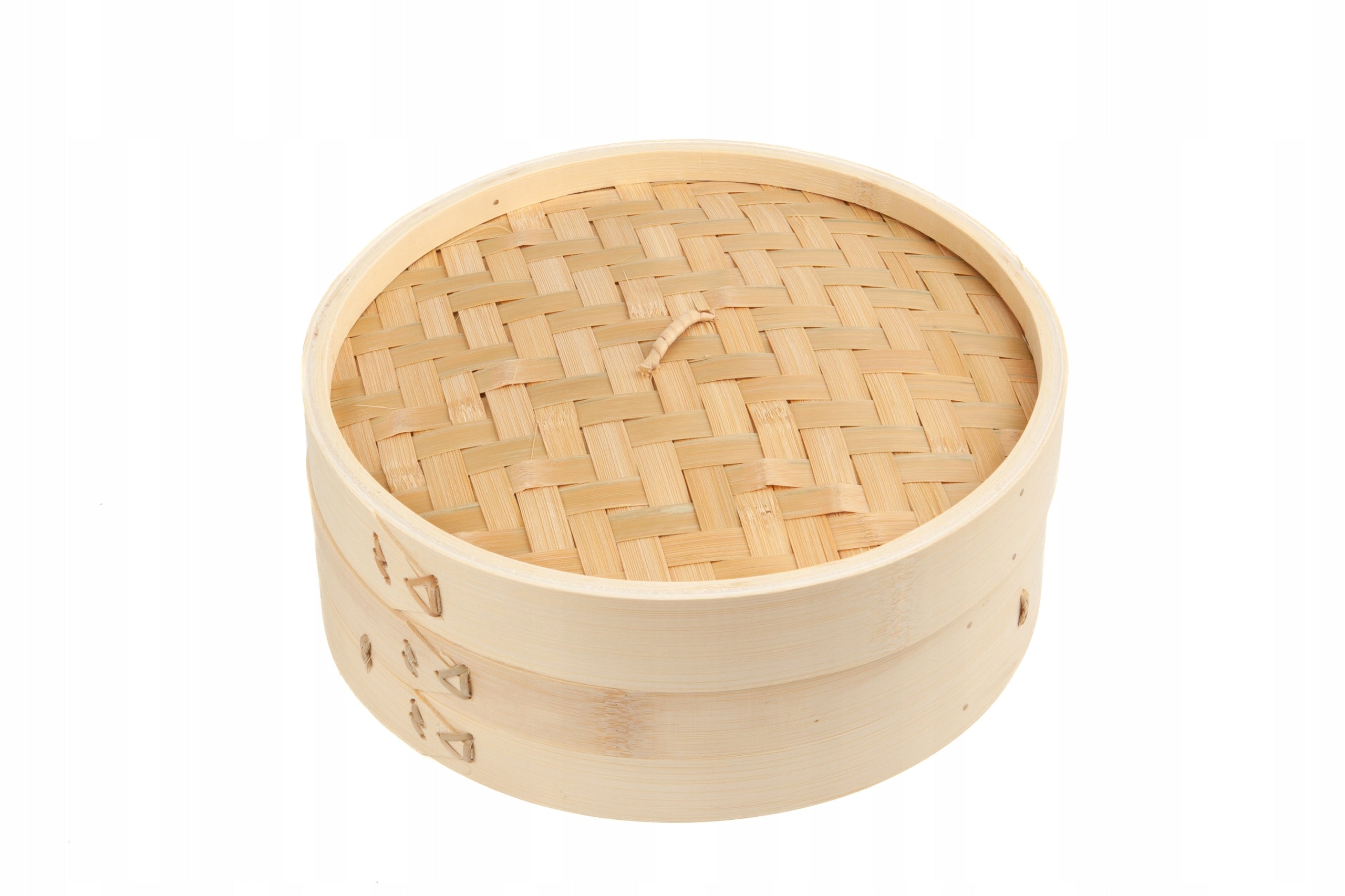Bamboo Steamer 21 cm 1-Level Lid Steam Cooking Craft Wok Manufacturer code WS-733W279