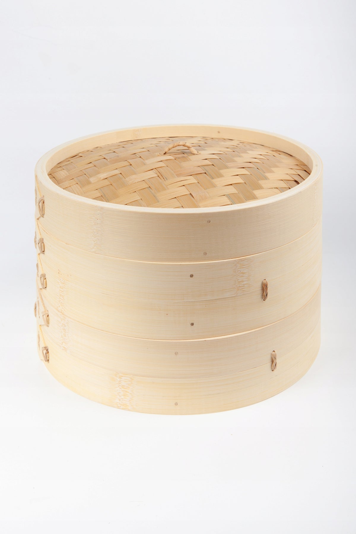 Bamboo Steamer 24 cm Two-Tier Steaming Lid Craft Wok Manufacturer code WS-733W277