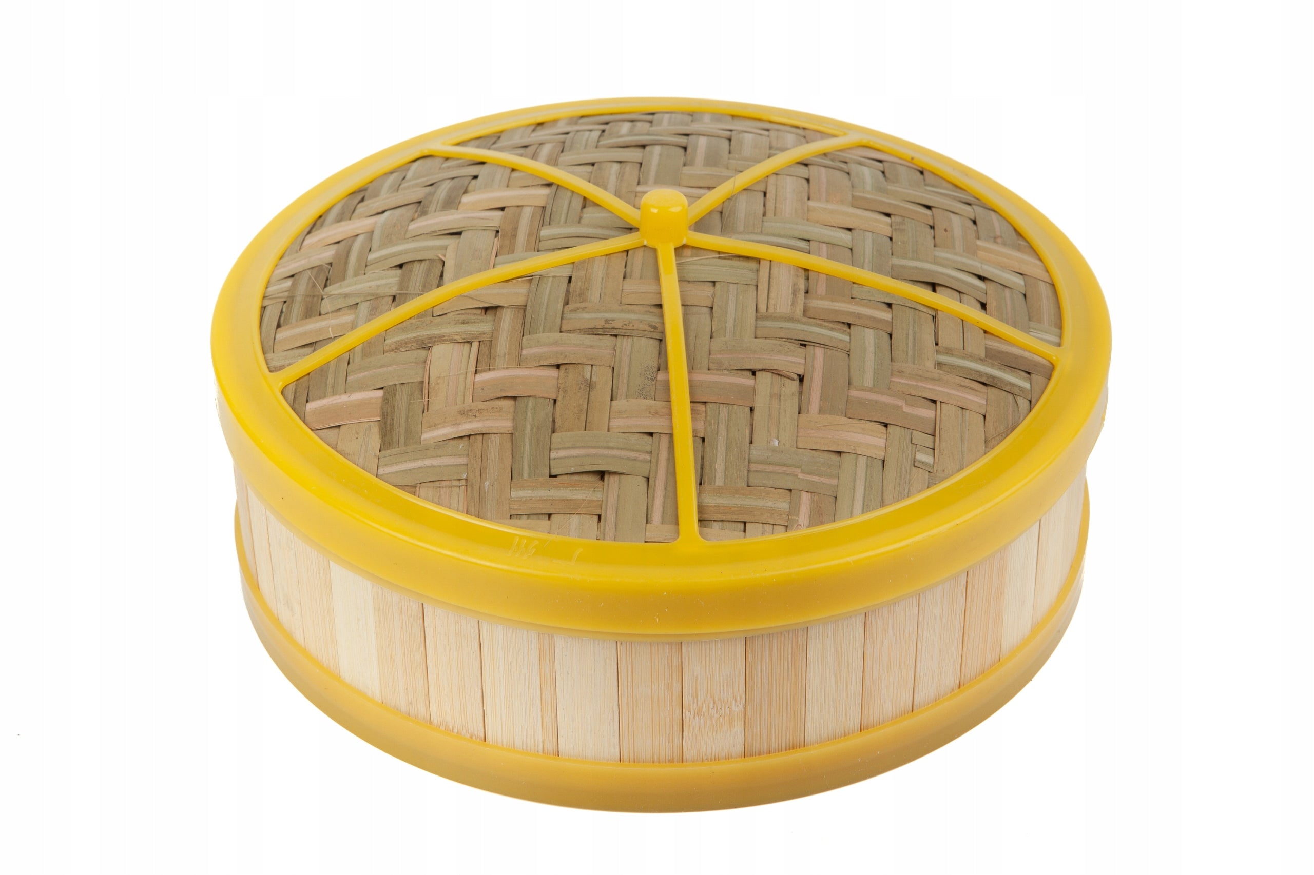 Bamboo Steamer 26cm 1-Level Plastic Reinforced Lid Craft Wok Manufacturer code WS-733W286