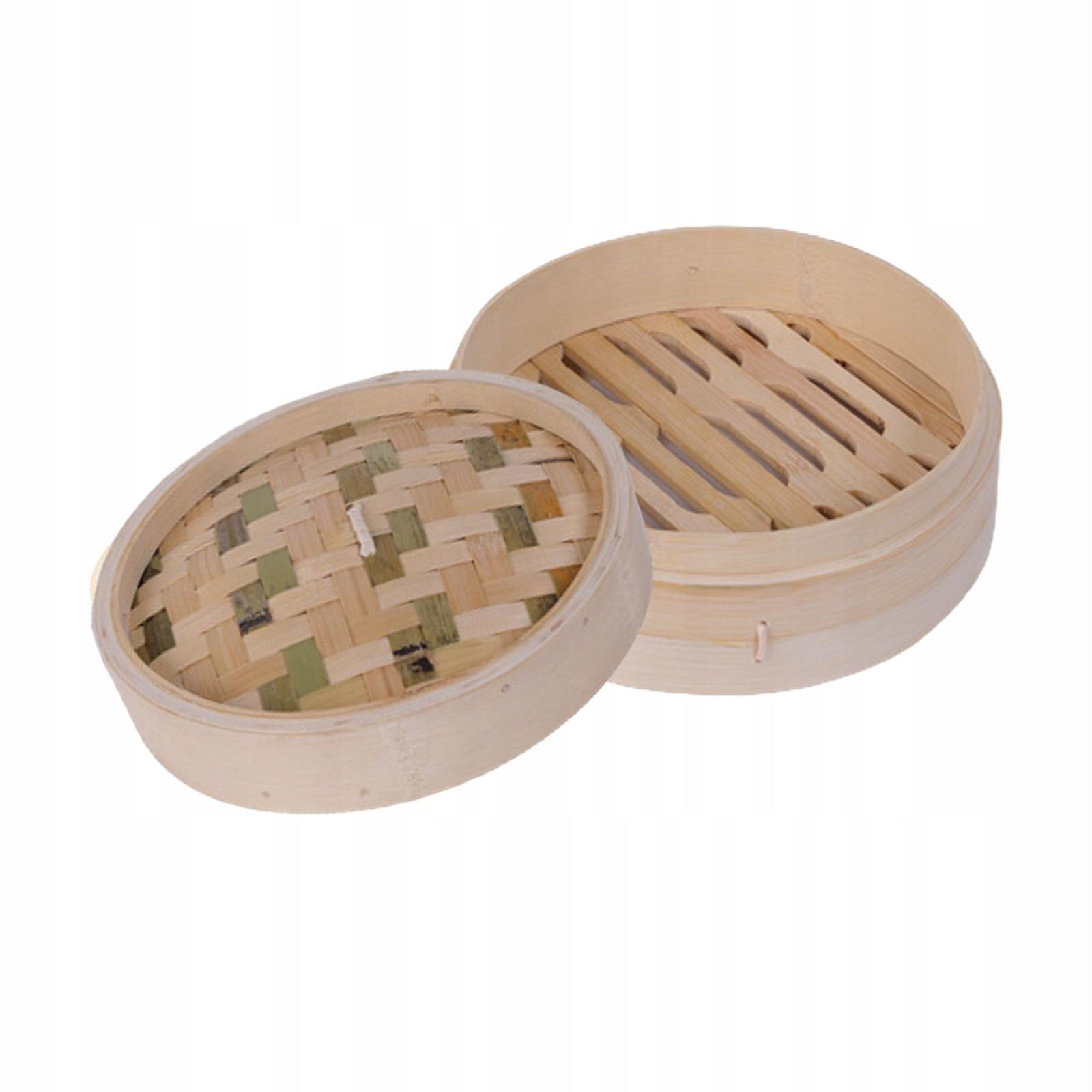 Bamboo Steamer Basket with Lid for Cooking Steamer Asian Food Dumpling 15cm