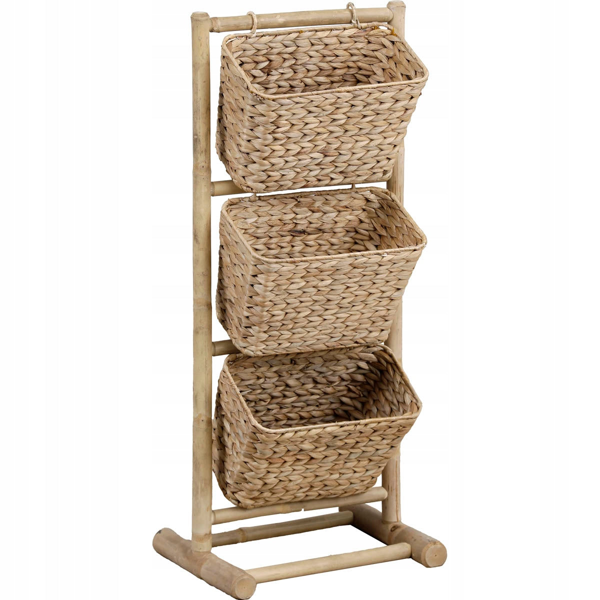 Bamboo bathroom rack Kyra2 beige for towels paper boho cosmetics Packaging status original