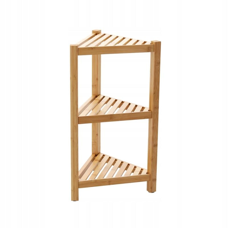 Bamboo bookcase 3 shelves bathroom balcony flowerbed 34x34x60 cm Brand Chomik Gdów