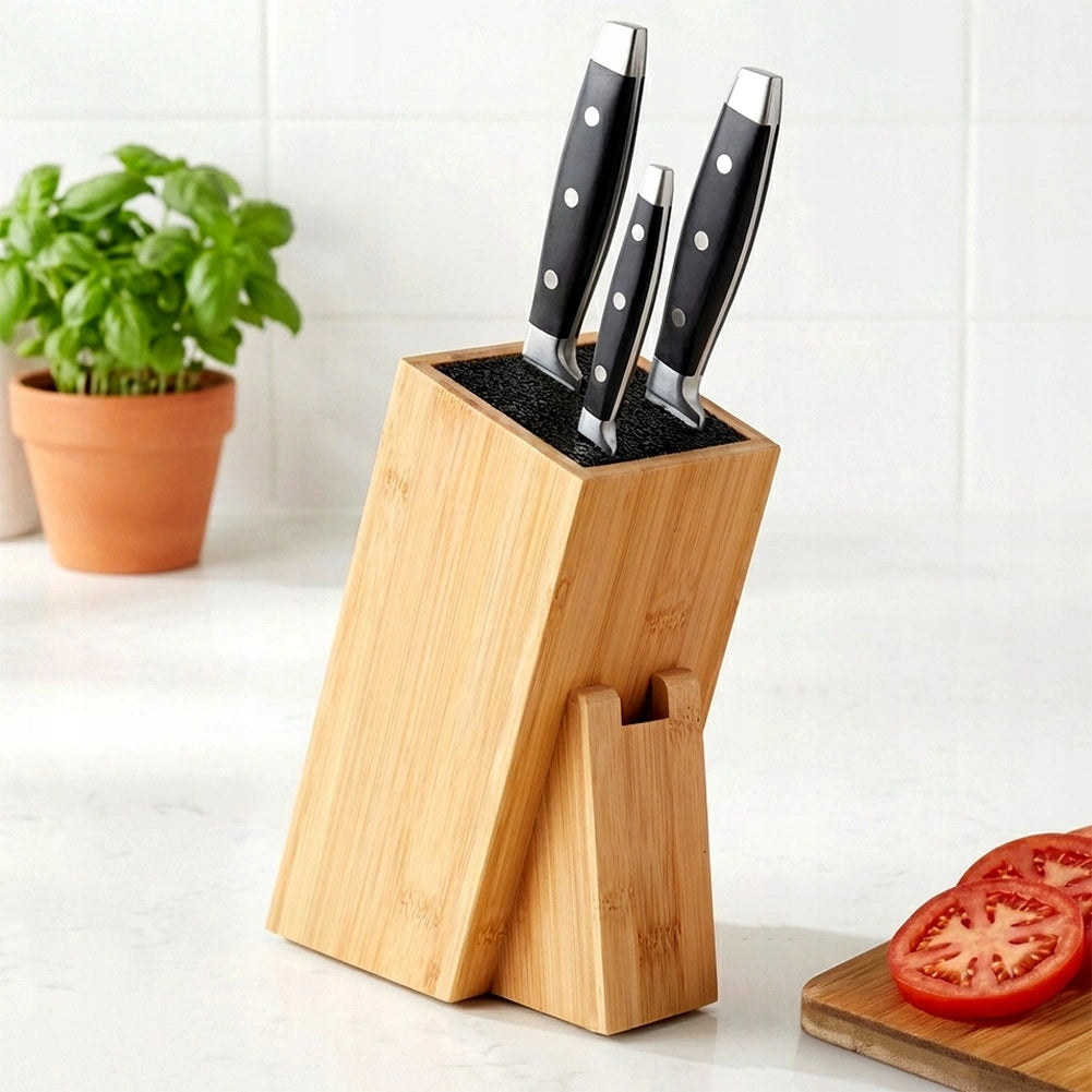 Bamboo knife stand 10,5x16,5x24,5 cm Brand Vilde