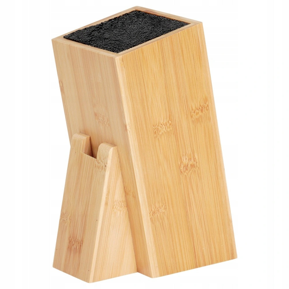 Bamboo knife stand 10,5x16,5x24,5 cm Product height 24.5 cm