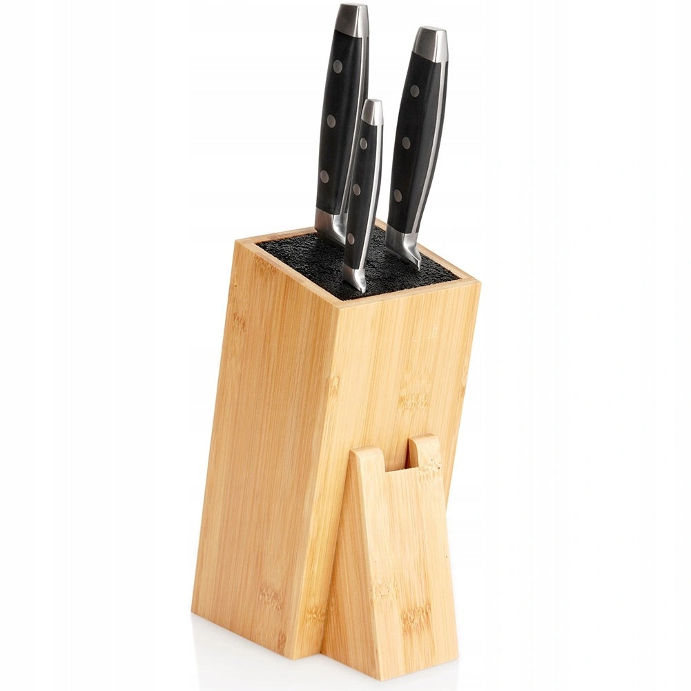 Bamboo knife stand 10,5x16,5x24,5 cm