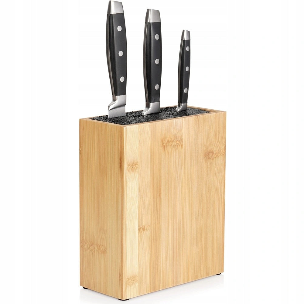 Bamboo knife stand 19,5x9x23 cm