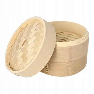 Bamboo steamer for bao steaming "ASIA" 13,5x18cm 3-pc 1pcs Packaging status original