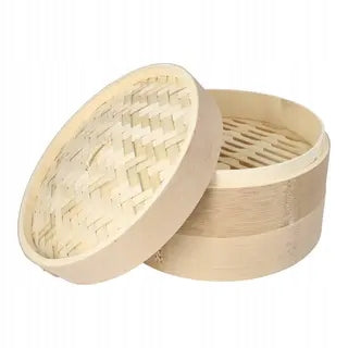 Bamboo steamer for cooking dumplings BIO for bao "ASIA" 16x25cm 3-cz 1pcs Packaging status original