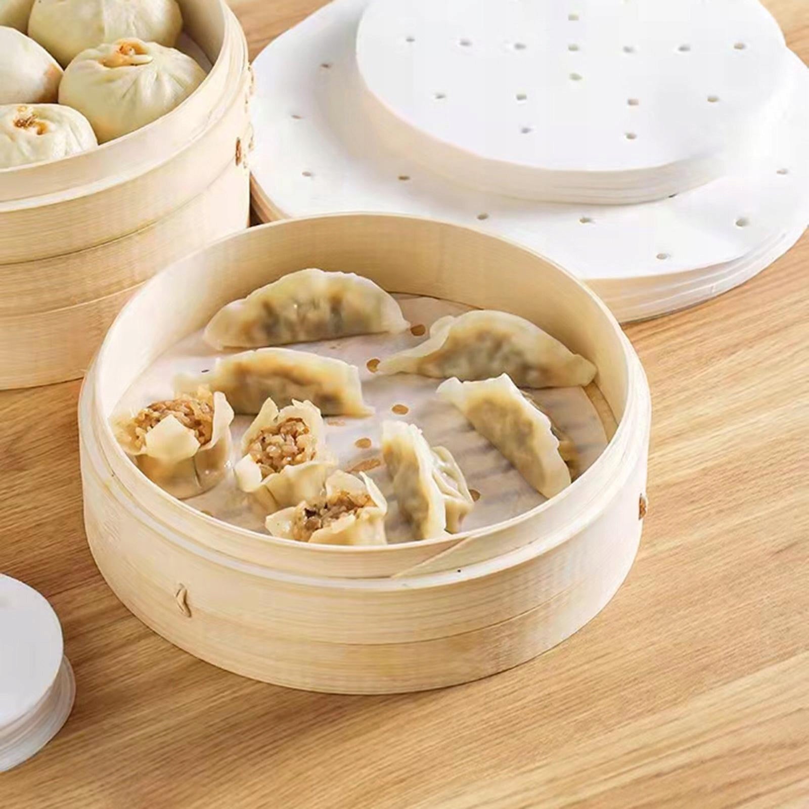 Bamboo steamer for cooking, handmade, diameter 27 cm, 2 levels Manufacturer code 06170076733
