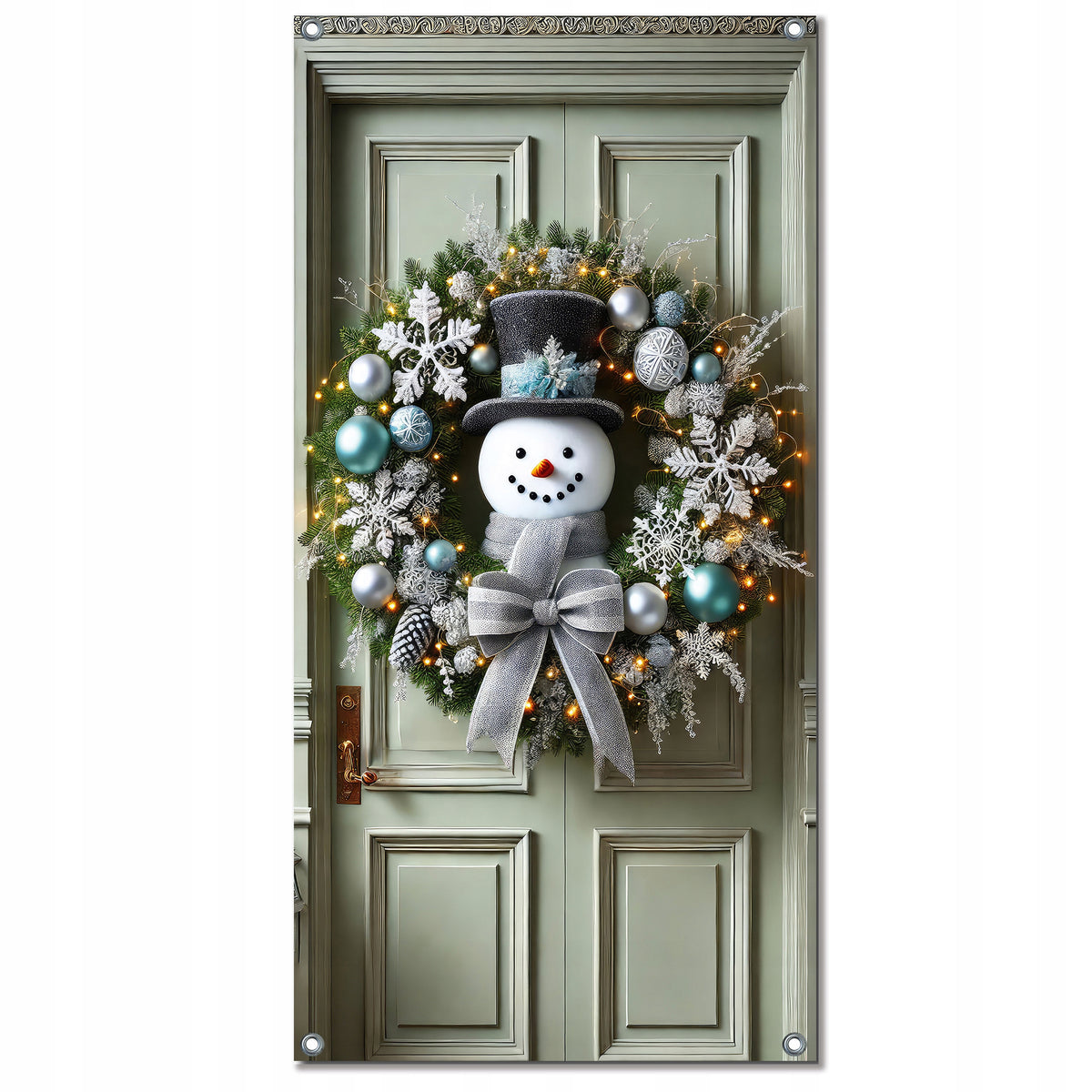 Banner 180x90 Reed Snowman Christmas Winter Home Decoration Decorative Wreath Manufacturer code Multeo7Ś25