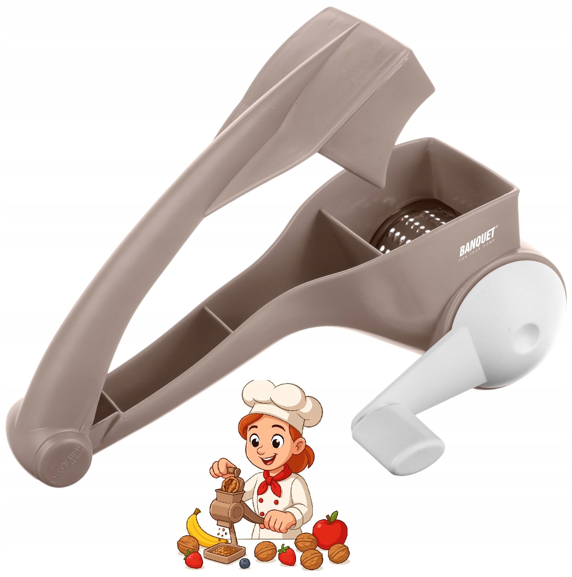 Banquet GRATER NUT GRINDER DRIED CHOCOLATE CHEESE CULINARIA machine