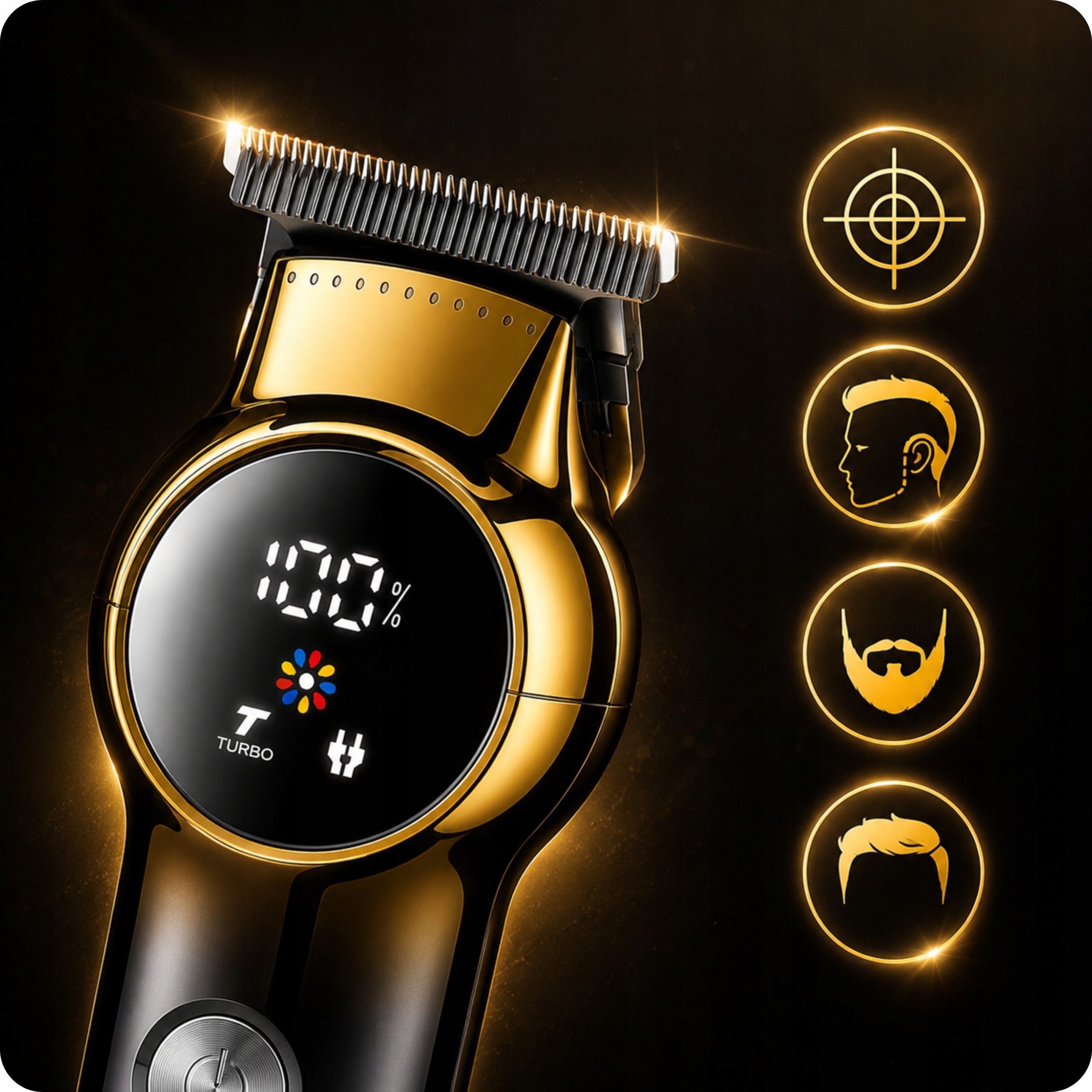 Barber Trimmer For Beard Body Hair VGR V-989 T-Blade LED USB-C 180min Manufacturer code V989 MASZYNKA BRODA WLOSY ZAROST CIAŁO