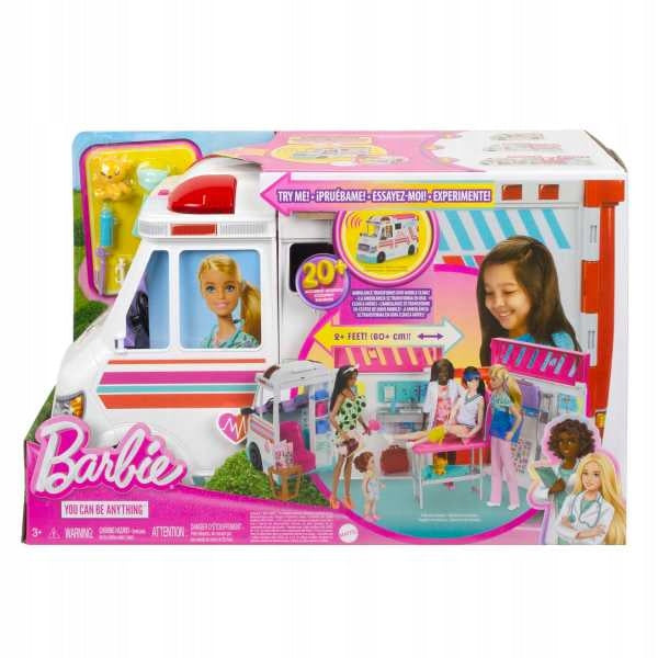 Barbie Ambulance Mobile Clinic Set with 20 Accessories HKT79