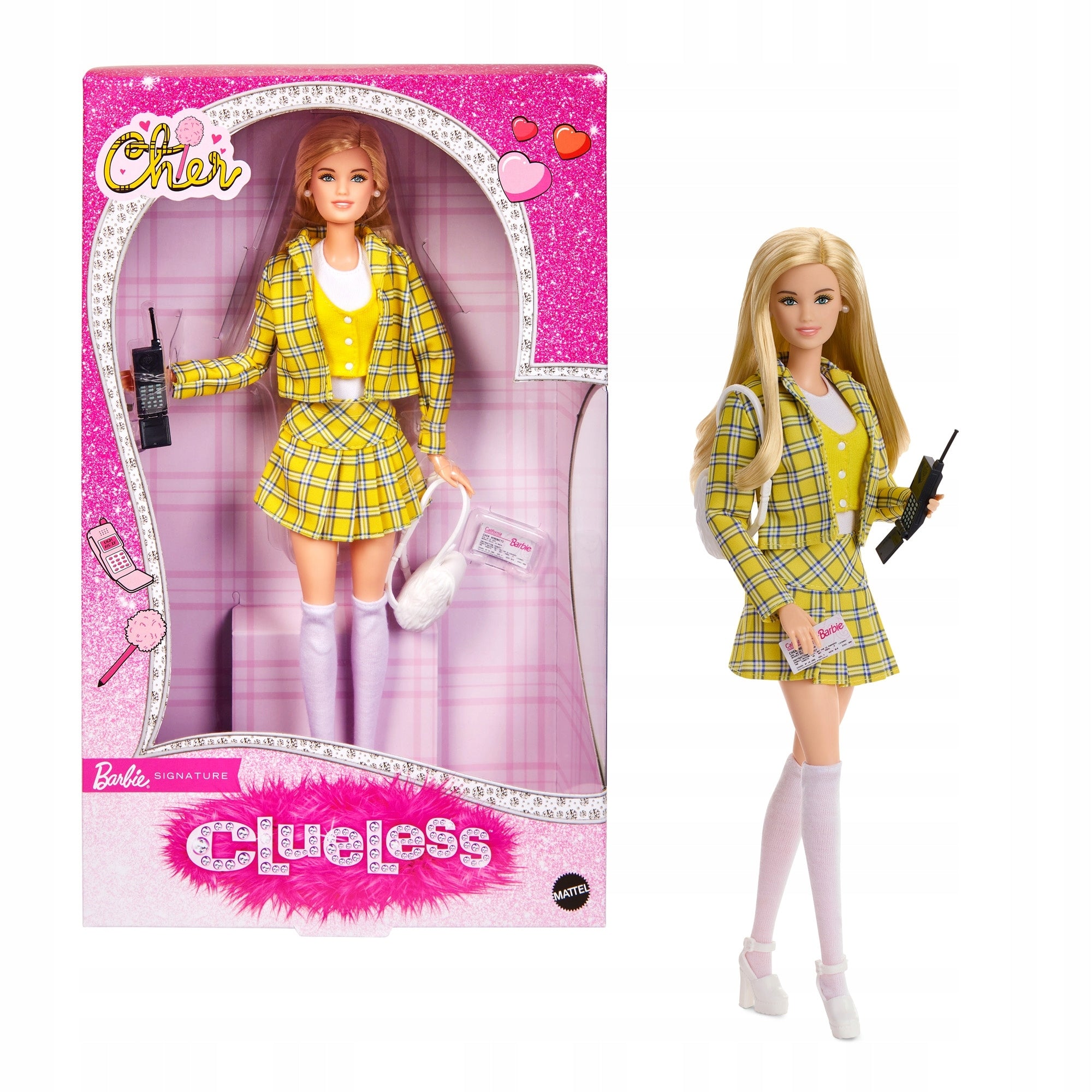 Barbie Clueless 30th Anniversary Cher Collectible Doll Cute Worries