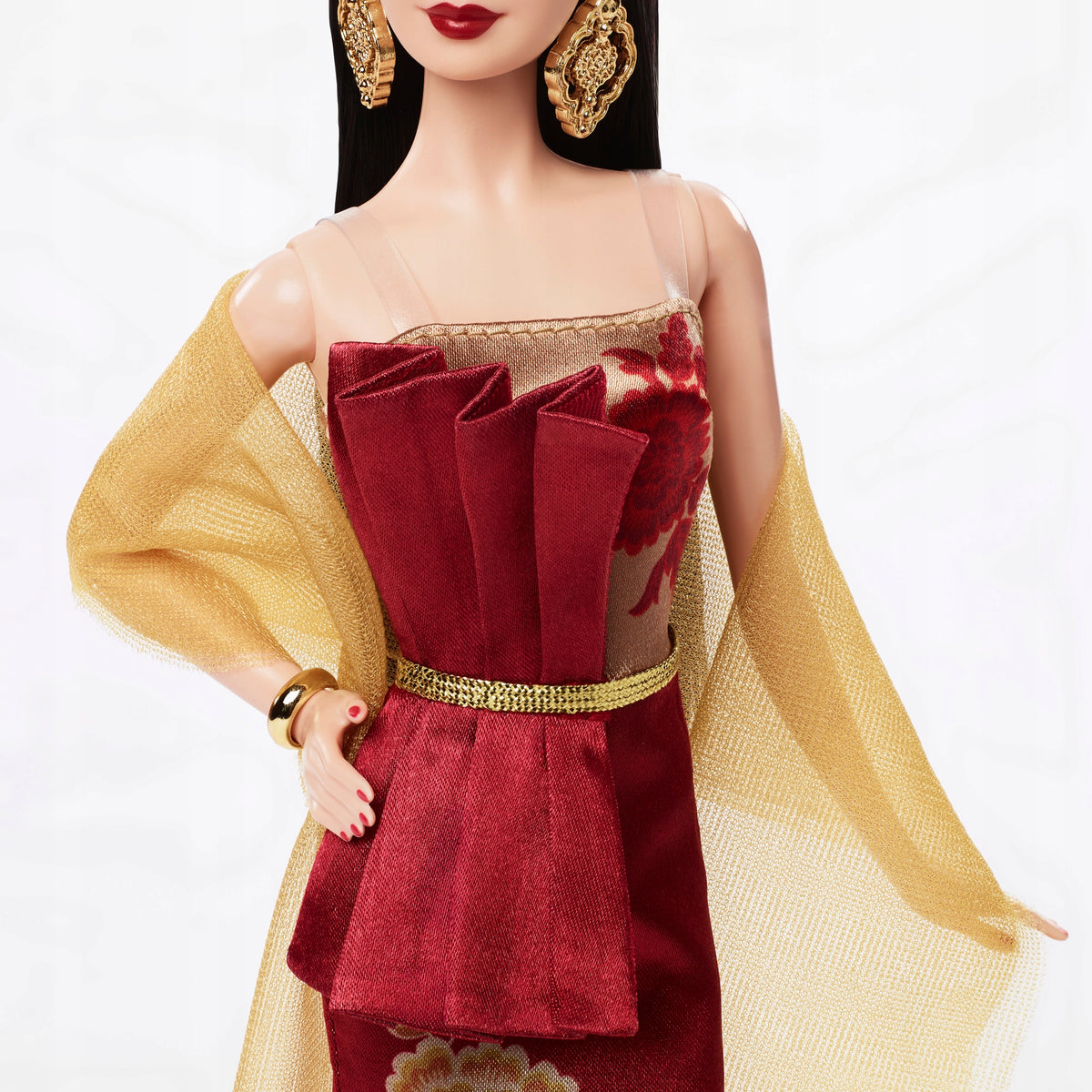 Barbie Moon Doll Year Limited Edition Red Peony Dress JJX83 Manufacturer code JJX83