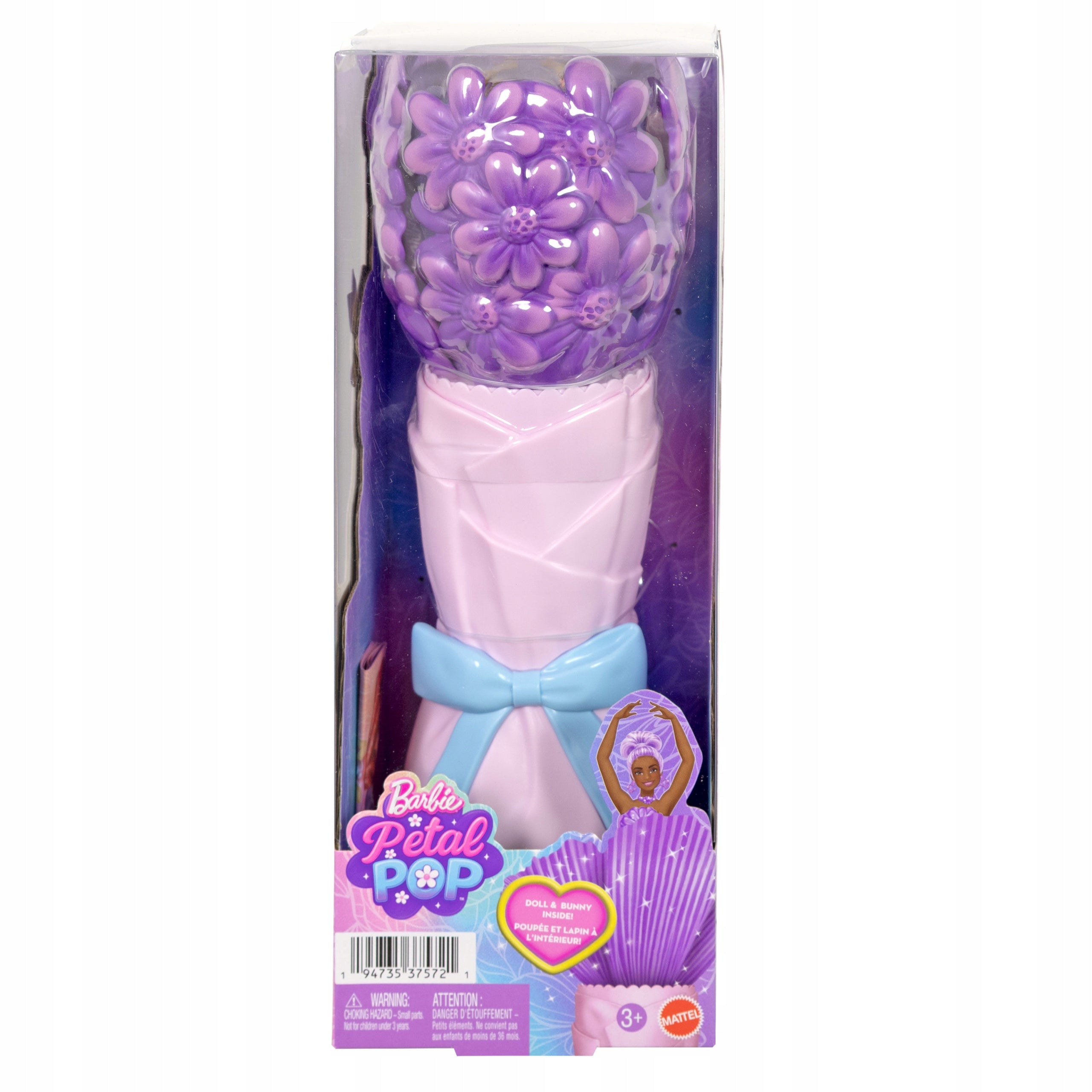 Barbie Petal Pop Flower Doll Purple Daisy JMF58