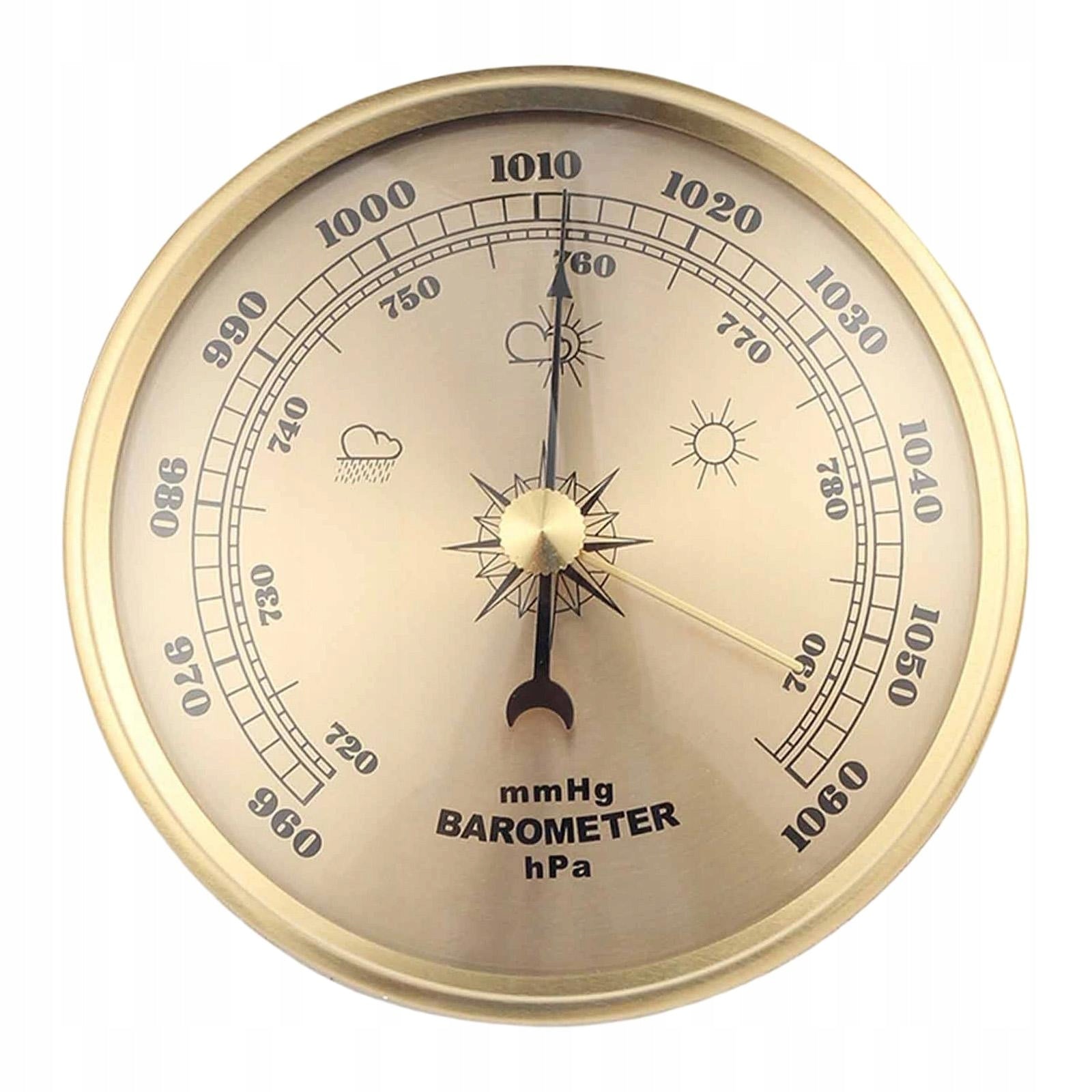 Barometer Planting Office Multipurpose Analog mmHg/hpa Compact Lightweight Model Barometer