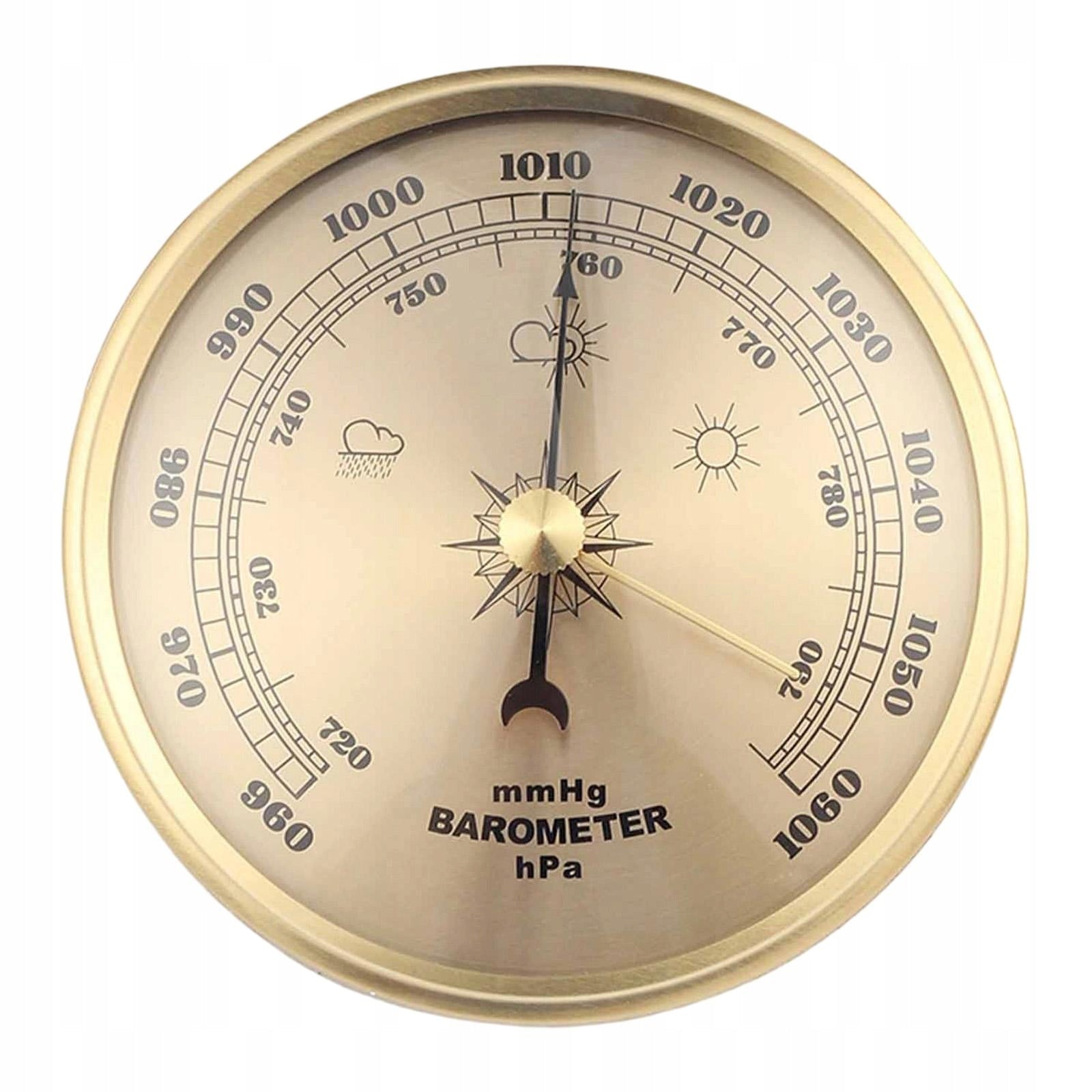 Barometer Planting Office Multipurpose Analog mmHg/hpa Compact Lightweight