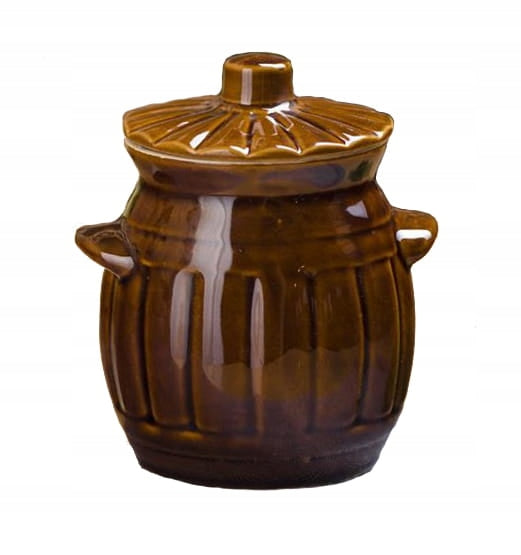 Barrel 2,7L with lid Q15 STONEWARE KRYSTYNKA