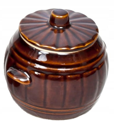 Barrel small 1L + lid Q9 STONEWARE KRYSTYNKA 2 pieces Manufacturer code 793
