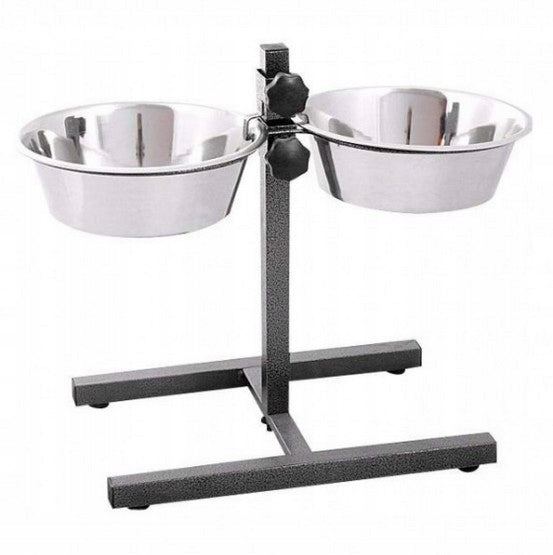 Barry King Bowls on stand reg. for dog 2x4,7l Brand Barry King