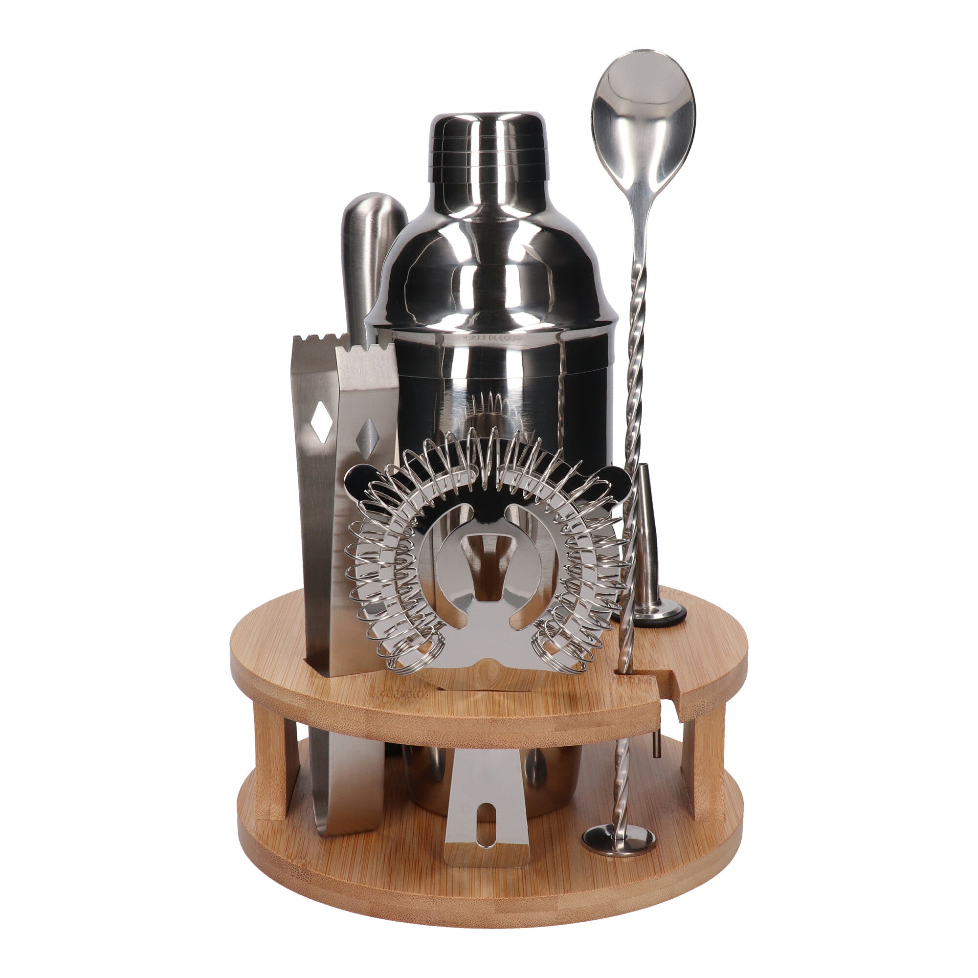 Bartending set for drinks:shaker,dispenser, pourer,tongs,gift,10 el Manufacturer Whiskey Rocks
